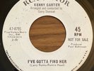 NORTHERN SOUL RARE KENNY CARTER I've Gotta Find Her RCA Promo VG++