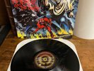 IRON MAIDEN The Number Of The Beast NM/NM 1982 Harvest LP    Metal