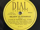 78 rpm DIAL 1012 Charlie Parker All Stars MAD MONKS Blue Serge BeBop Jazz