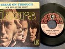THE DOORS - BREAK ON THROUGH rare USA 1967 / PSYCH / GARAGE + P/S / MINT-