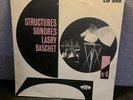 Structures Sonores Lasry-Baschet – LD 098 - DISQUES BAM - FRANCE 1965 - RT3