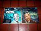 NAT 'KING' COLE ( 2 ) MONO vinyl LP lot: UNFORGETTABLE / SINGS BALLADS vg+