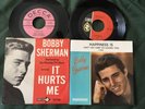 Rare Pop 45 Of 2 BOBBY SHERMAN “It Hurts Me / Happiness Is” Picture Sleeve Promo