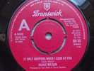 JACKIE WILSON IT ONLY HAPPENS WHEN I LOOK AT YOU UK BRUNSWICK DEMO NORTHERN SOUL