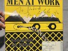 SIGNED Men At Work vinyl album Business As Usual Colin Hay AUTOGRAPHED