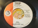 Unknown '69 Florida Psych Private 45 Generation Gap Ball / Letter From TRIP HEAR