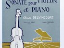 LUCETTE DESCAVES, MAURICE CRUT - DELVINCOURT violin & piano DUCRETET 10