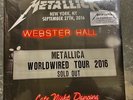 METALLICA Live At Webster Hall New York 2016 NEW 3LP W/Download LIMITED EDITION