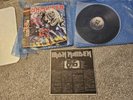 Iron Maiden Number Of The Beast Japan LP Vinyl Record OBI Complete
