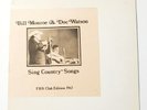 VERY RARE Bill Monroe & Doc Watson Sing Country Songs FBN Club Edition 1963