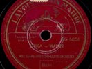 ERIKA - AUF DER HEIDE BLÜHT... GERMAN WW2 MARSCH RARE WWII 78rpm HERMS NIEL EX