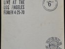 Jimi Hendrix 2x LP LIVE AT THE LOS ANGELES FORUM 4-25-70 Rubber Dubber VG+