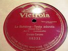 1911 Enrico CARUSO LEONCAVALLO La BOHEME TESTA ADORATA VICTOR 88331 78