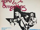 TEXAS FOLK & OUTLAW MUSIC LP HAND SIGNED AUTOGRAPHED BY WILLIE NELSON