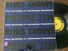 Tiny Grimes Blues Groove Prestige LP Bergenfield Press DG VG PLUS COPY Hawkins
