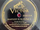 PAUL WHITEMAN Victor 35822 78rpm 12-Inch Rhapsody in Blue Parts 1 and 2
