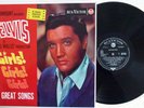 RARE EX(+)  ELVIS PRESLEY GIRLS  GIRLS  GIRLS  1E/1E 1962 RCA UK LP OST FAB COPY
