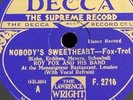 78rpm Decca F2716 Roy Fox Al Bowlly: Guilty / Nobodys Sweetheart - Hot Side 1931