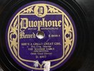 JAZZ: WABASH DANCE ORCH ’SHE’S A GREAT GREAT GIRL’ DUOPHONE 78 UNISSUED IN USA