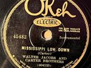 WALTER JACOB w CARTER BROTHERS OKEH  Mississippi Low Down/ That’s It