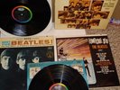 5 Vintage 60's Beatles Vinyl Record Albums,Something New,Meet The,Second Album