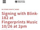 Signed: Blink 182 One More Time Coke Bottle Vinyl- Signed By Mark, Tom, Travis