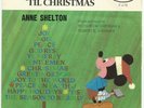 ANNE SHELTON 45 & Pic Sleeve Til Christmas VISTA Mickey Mouse Disney Hear