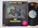 MEDITATIONS Message From the Meditations WILD FLOWER Lee Perry + Roots Reggae LP