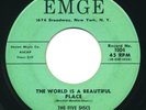 FIVE DISCS - The World Is A Beautiful Place / I Remember - EMGE - Doo Wop 45