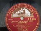 LALE ANDERSEN 78 rpm LILLI MARLENE LIED EINES JUNGEN ETC, HMV E.G 6993