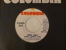 Crossover Modern Soul 45 CARL HALL What About You Columbia Promo Orig. HEAR Rare