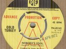 COLD TURKEY*NOBODY'S FOOL*DEMO*PROMO*RAY DAVIS*THE KINKS*THE PYE LABEL*LISTEN