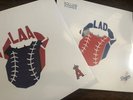 Rolling Stones Hackney Diamonds LA Dodgers And Angels  Baseball Teams   2 Vinyl
