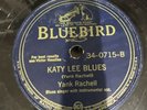 78 RPM -- Yank Rachell (with Sonny Boy Williamson), Bluebird 34-0715, E Blues