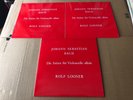 ROLF LOOSER BACH 6 CELLO SUITES SWISS ONLY COMPL 3 LP SET ED 3 MINT RARE LIM 300