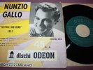 EUROVISION 1957 NUNZIO GALLO  corde della mia chitarra EP ODEON DSEQ 520 RARE