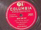 BILLIE HOLIDAY  GLOOMY SUNDAY / NIGHT AND DAY  COLUMBIA RECORDS  78 RPM 184-17
