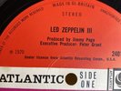 LED ZEPPELIN III - 1st PRESS 1970 - PLUM LABELS - Vinyl LP  *PETER GRANT CREDIT*