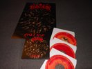 GEHENNA 3 LP MALICE RARE RED ORANGE VINYL TRIPLE GATEFOLD 300 COPIES  POSTER NM