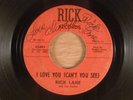 Rick Lane & The People  I Love You (Can't You See)/Love Me Baby  RARE  Garage