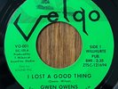GWEN OWENS - I Lost A Good Thing VELGO NORTHERN SOUL 45 RARE