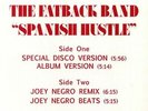 THE FATBACK BAND Spanish Hustle (Joey Negro Remixes) 12