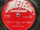 Blues-78 RPM-Elmore James-I Held My Baby Last Night/I Believe-Meteor 5000-V+