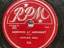 Blues-78 RPM-Howling Wolf-Morning At Midnight/Riding In The Moonlight-V+