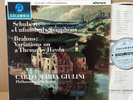 COLUMBIA SAX 2424 *BLUE/SILVER* GIULINI* SCHUBERT 'UNFINISHED /BRAHMS VARIATIONS