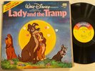 Walt Disney Story And Songs From Lady And The Tramp LP Disneyland Mono + Book EX