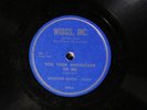 Snoozer Quinn WIGGS, INC. NO. 7 E+ POST WAR BE-BOB / MODERN JAZZ 78