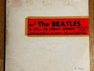 THE BEATLES - White Album LP  - ORIGINAL WITH ORANGE HYPE STICKER photos poster