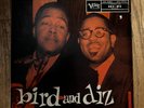 CHARLIE PARKER & DIZZY GILLSEPIE  Bird And Diz LP  - MONO 1956 Verve yellow