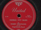 Blues 78 - Robert Nighthawk & His Nighthawks Band - Kansas City Blues on United